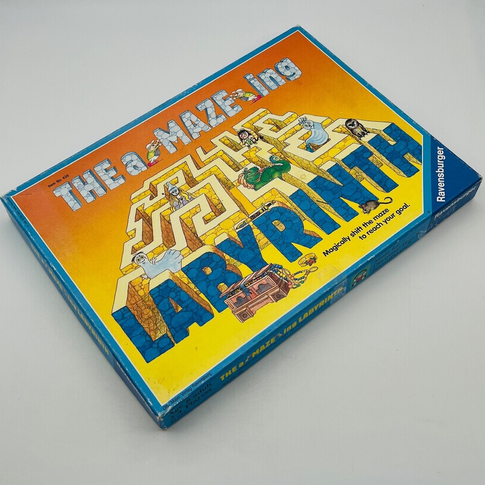 Vintage 1988 Ravensburger The a-MAZE-ing Labyrinth Board Game Discovery Toys 439